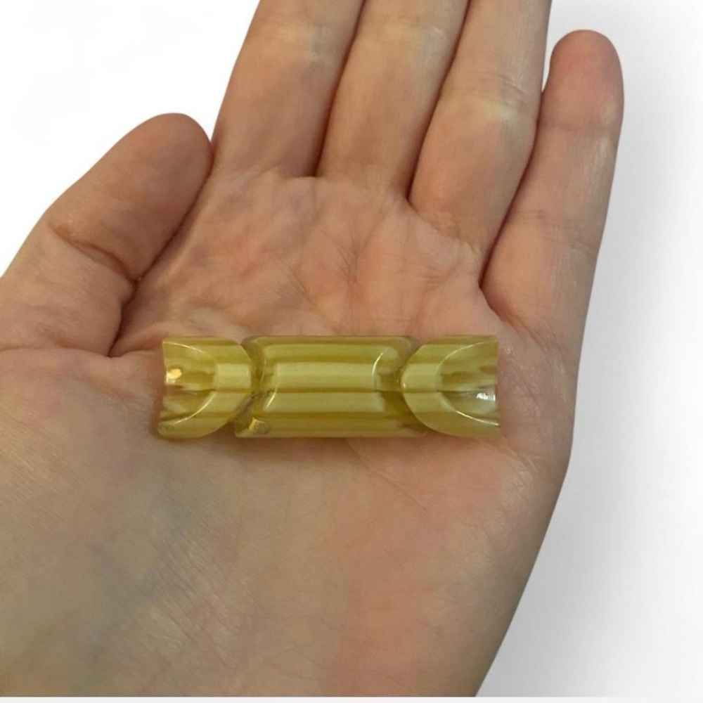 Antique Yellow Bar Pin